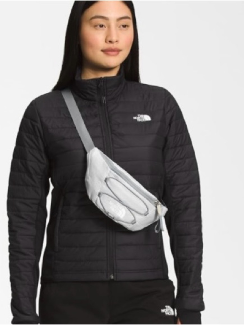 The North Face Jester Light Gray Crossbody/Sling/ Waist Pack or Belt Bag